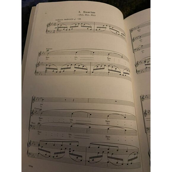 Gabriel Fauré Requiem Sheet Music For Four-Part Chorus Mixed Voices Piano reduc - Picture 6 of 9